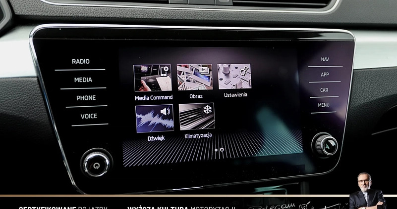 Skoda Superb cena 78899 przebieg: 166077, rok produkcji 2019 z Parczew małe 596